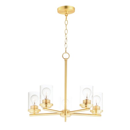Maxim Lighting Corona 5-Light Chandelier 10205CLSBR